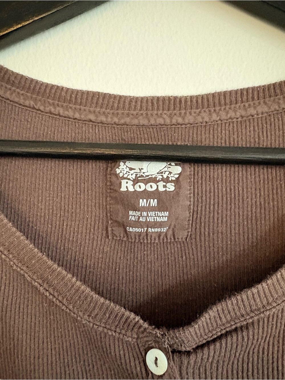 Vintage Roots - Ribbed Short-Sleeve Henley - Picture 3 of 4